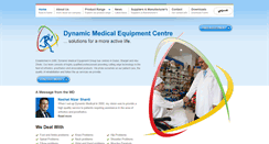 Desktop Screenshot of dynamicmedical.ae