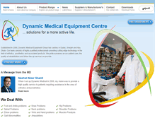 Tablet Screenshot of dynamicmedical.ae